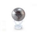 4.5" Mova Globe Silver Map